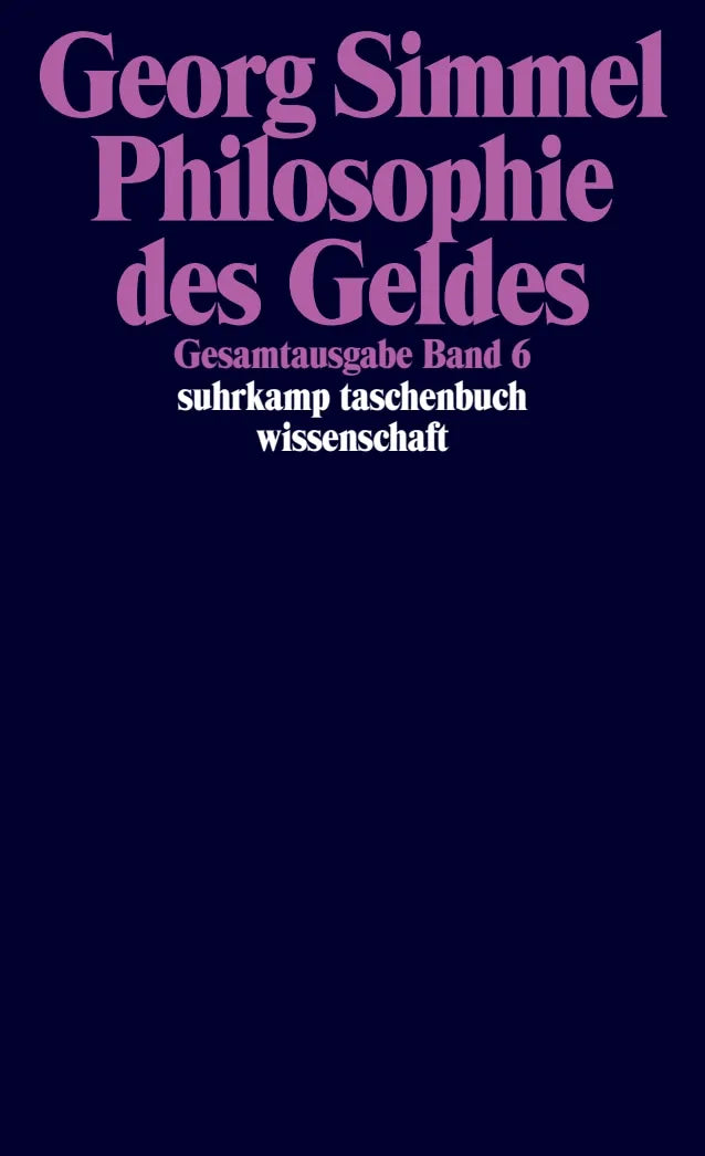 Buchcover von 'Gesamtausgabe in 24 Bänden' - Taschenbuch von Georg Simmel