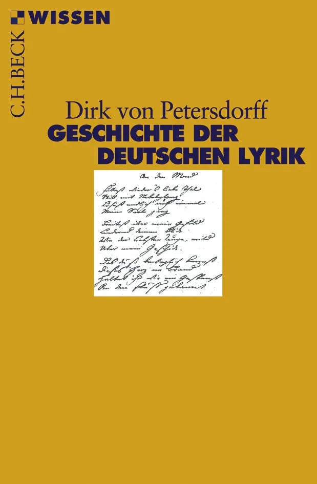 Buchcover von 'Geschichte der deutschen Lyrik' - Taschenbuch von Dirk von Petersdorff