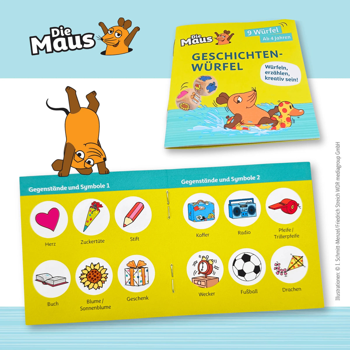 Geschichtenwürfel mit der Maus – Ansicht