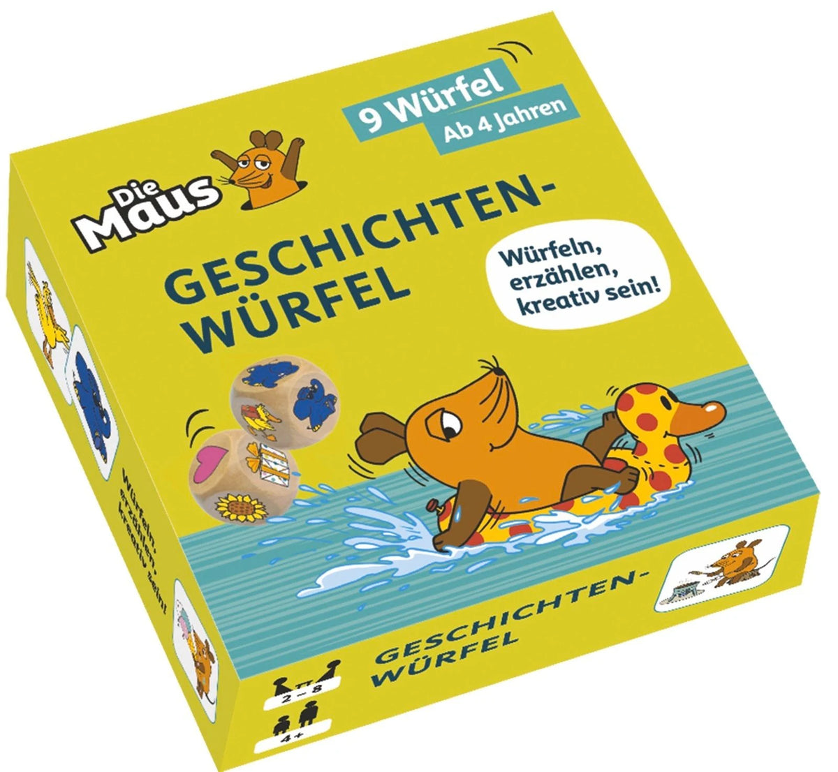 Lernspiel: Geschichtenwürfel mit der Maus