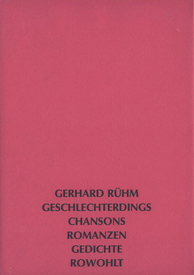 Geschlechterdings