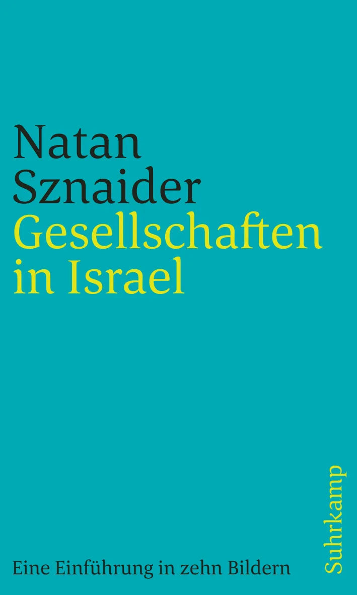 Buchcover von 'Gesellschaften in Israel' - Taschenbuch von Natan Sznaider