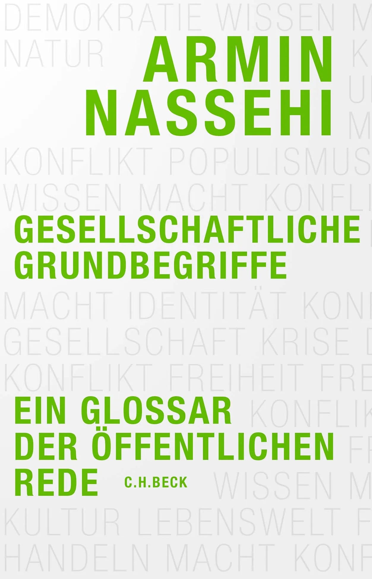 Buchcover von 'Gesellschaftliche Grundbegriffe' - Gebundene Ausgabe von Armin Nassehi