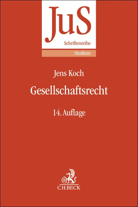 Buchcover von 'Gesellschaftsrecht' - Taschenbuch von Jens Koch
