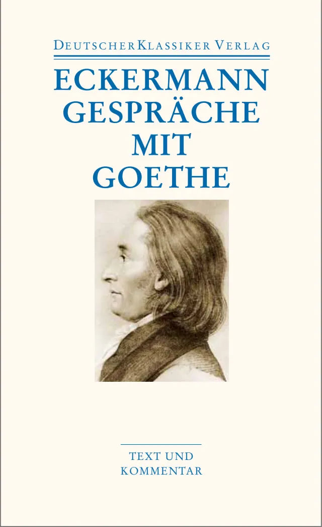 Buchcover von 'Gespräche mit Goethe' - Taschenbuch von Johann Peter Eckermann
