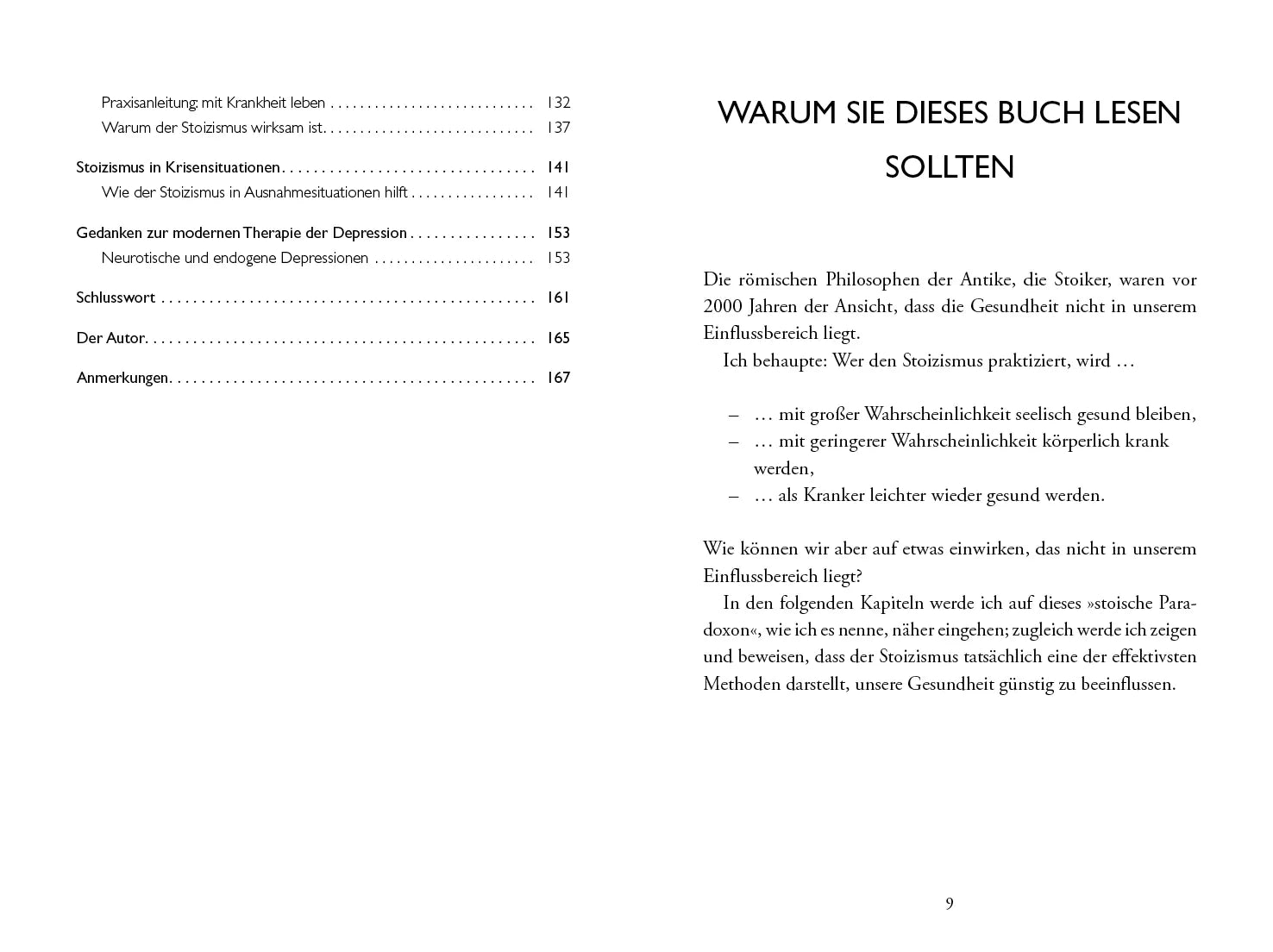 Innenansicht von 'Gesund leben mit dem Stoizismus' - Gebundene Ausgabe