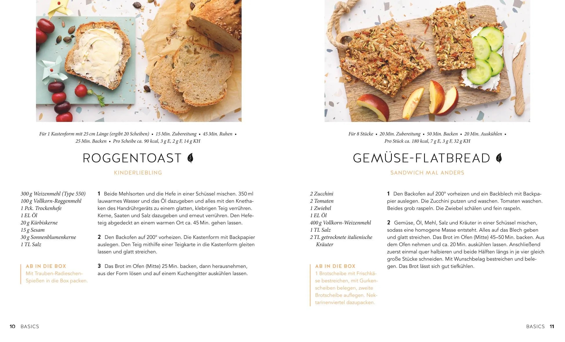 Innenansicht von 'Gesunde Brotboxen' - Taschenbuch