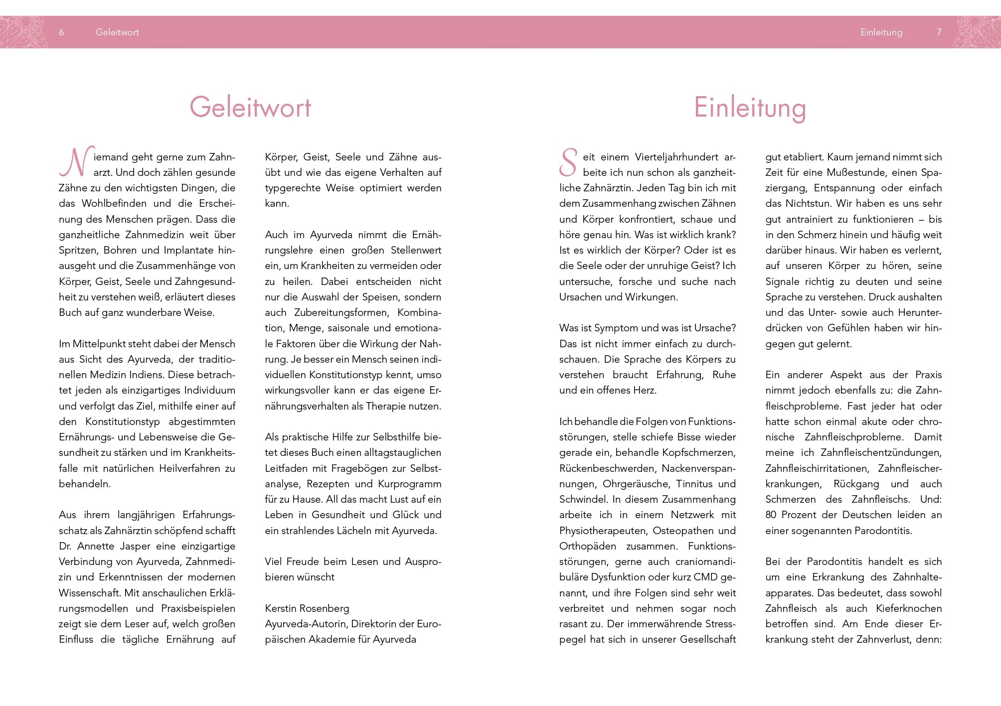 Innenansicht von 'Gesundheit beginnt im Mund' - Taschenbuch