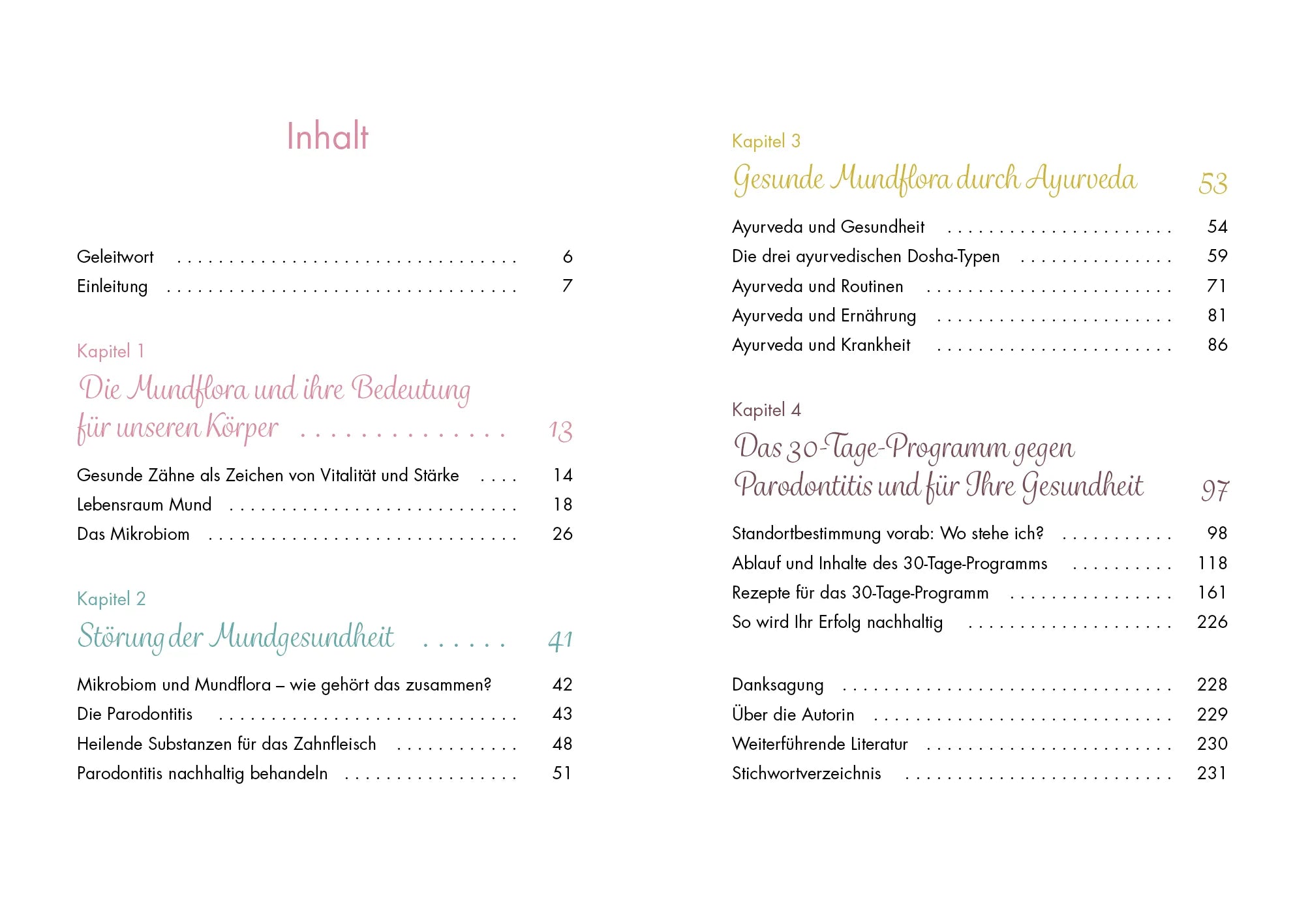 Innenansicht von 'Gesundheit beginnt im Mund' - Taschenbuch