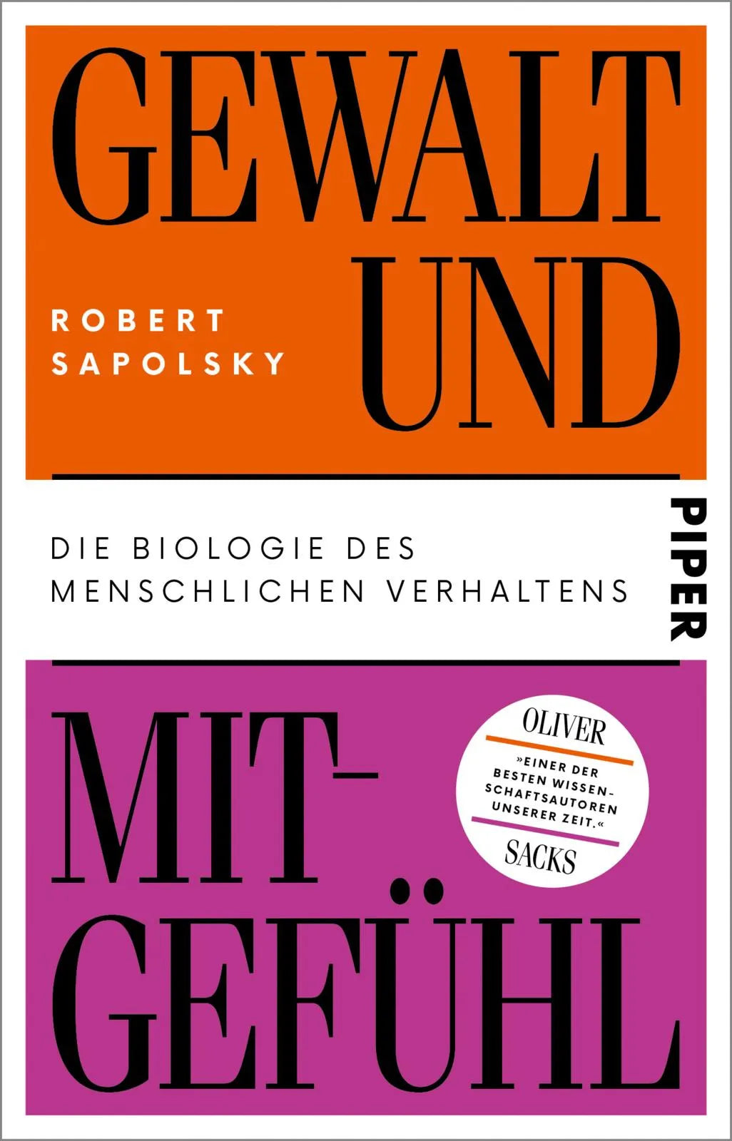 Buchcover von 'Gewalt und Mitgefühl' - Taschenbuch von Robert Sapolsky