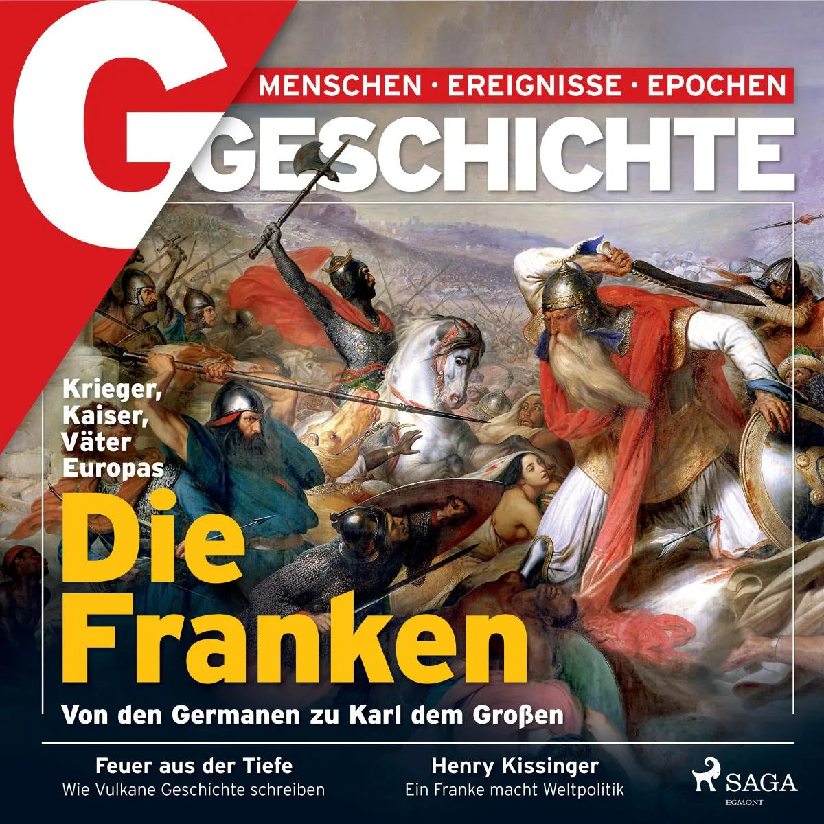 Cover: G/GESCHICHTE - Die Franken: Von den Germanen zu Karl dem Großen (Hörbuch Download)