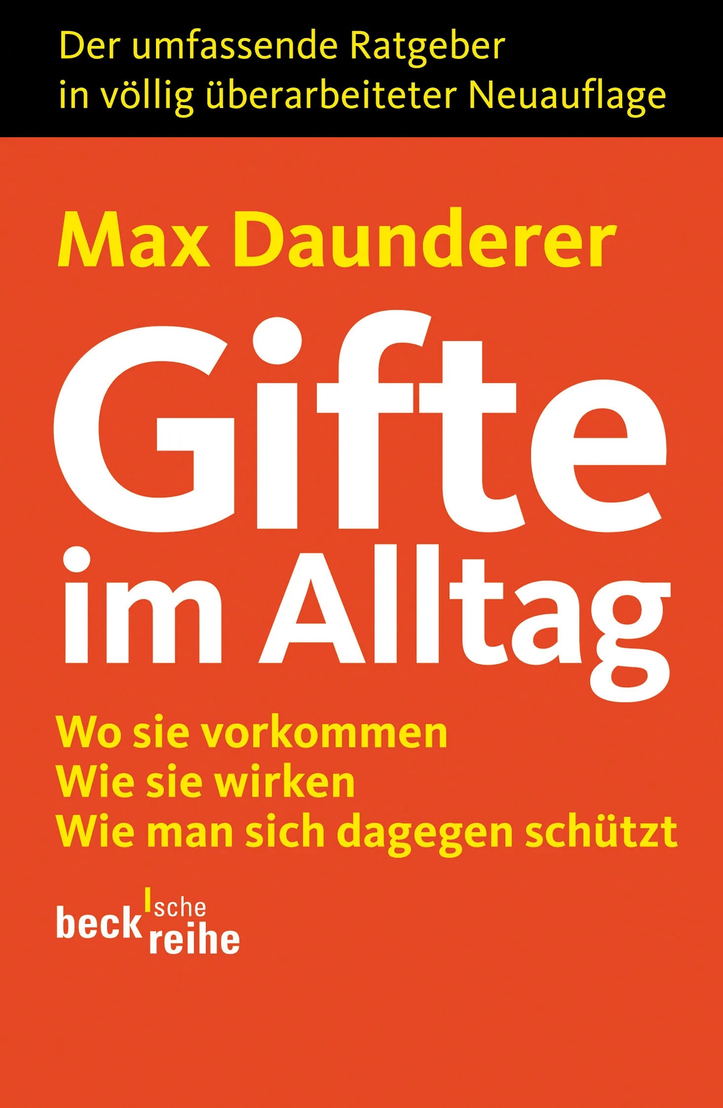Buchcover von 'Gifte im Alltag' - Taschenbuch von Max Daunderer
