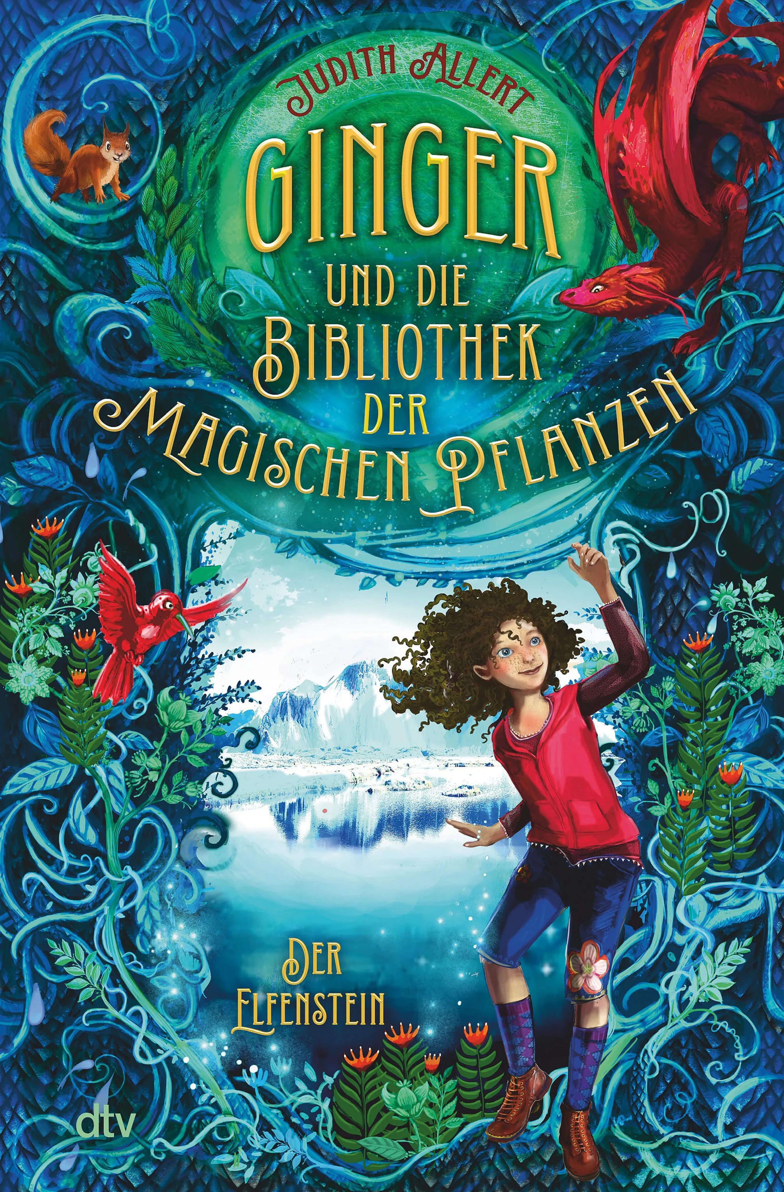 Cover: Ginger und die Bibliothek der magischen Pflanzen – Der Elfenstein (E-Book) von Judith Allert