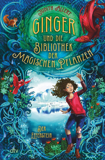 Buchcover von 'Ginger und die Bibliothek der magischen Pflanzen – Der Elfenstein' - Gebundene Ausgabe von Judith Allert
