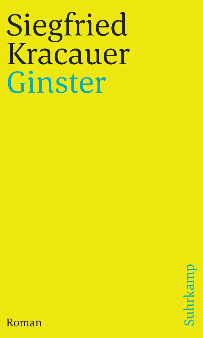 Buchcover von 'Ginster' - Taschenbuch von Siegfried Kracauer