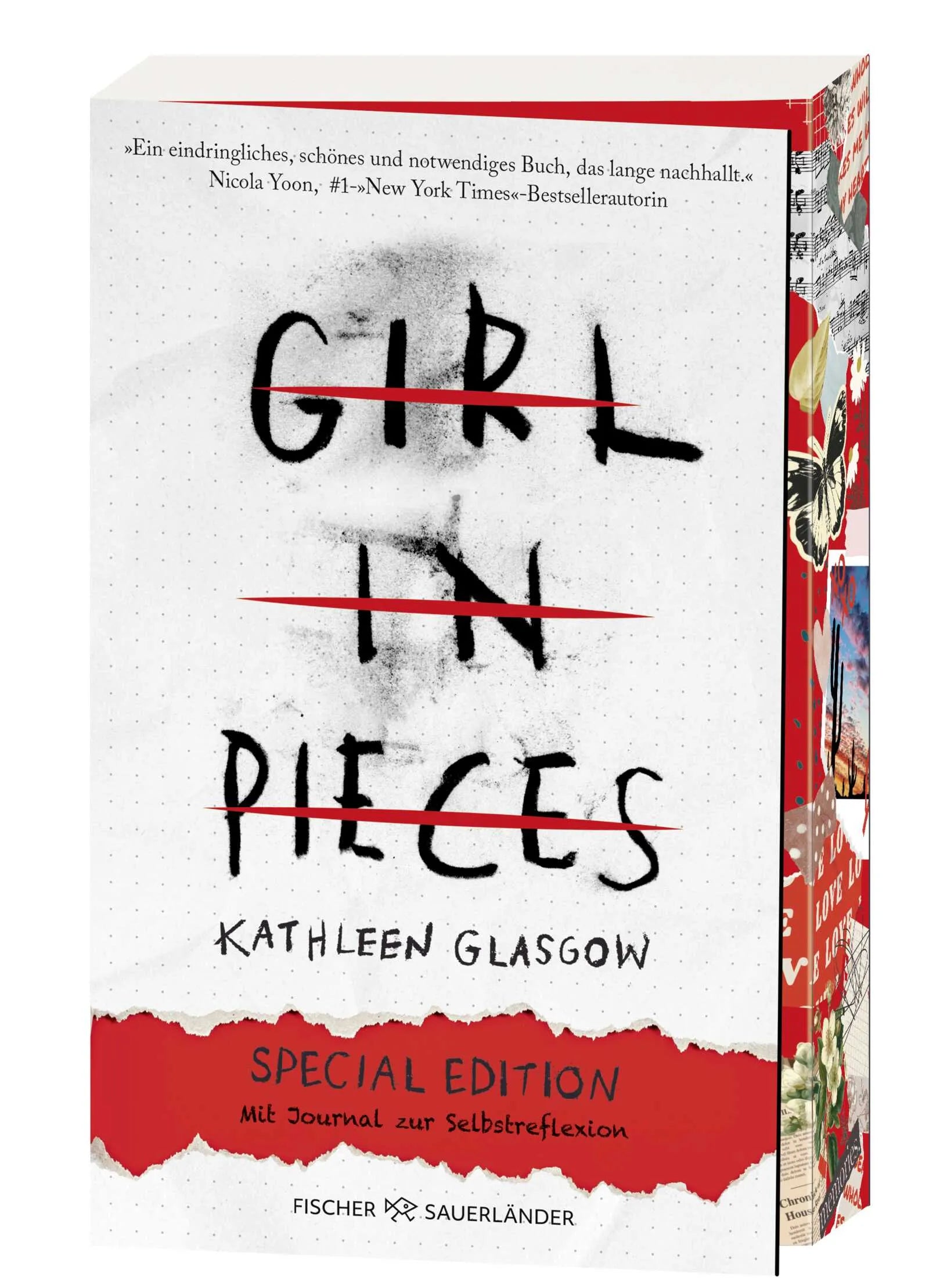 Buchcover von 'Girl in Pieces – Special Edition mit Journal zur Selbstreflexion' - Paperback von Kathleen Glasgow