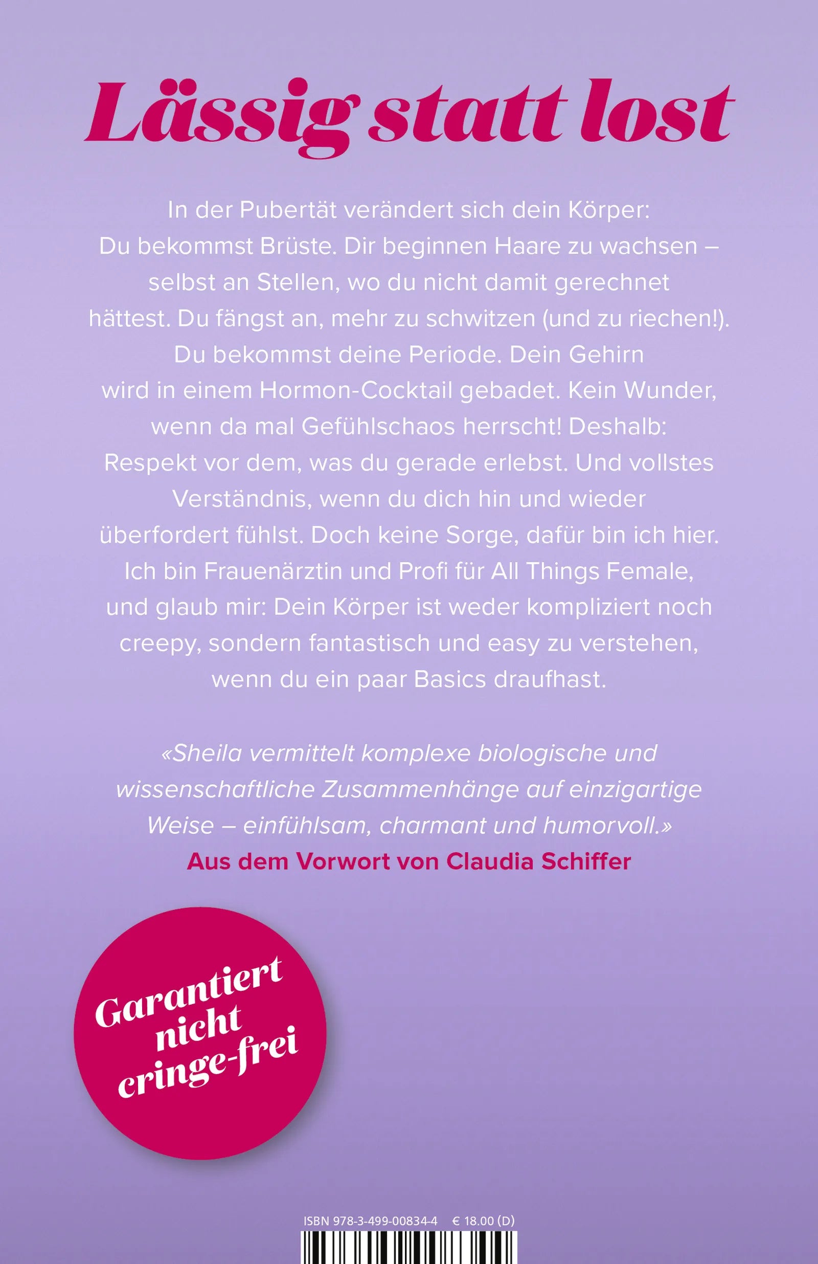 Buchrückseite von 'Girl on Fire' mit Klappentext - Paperback