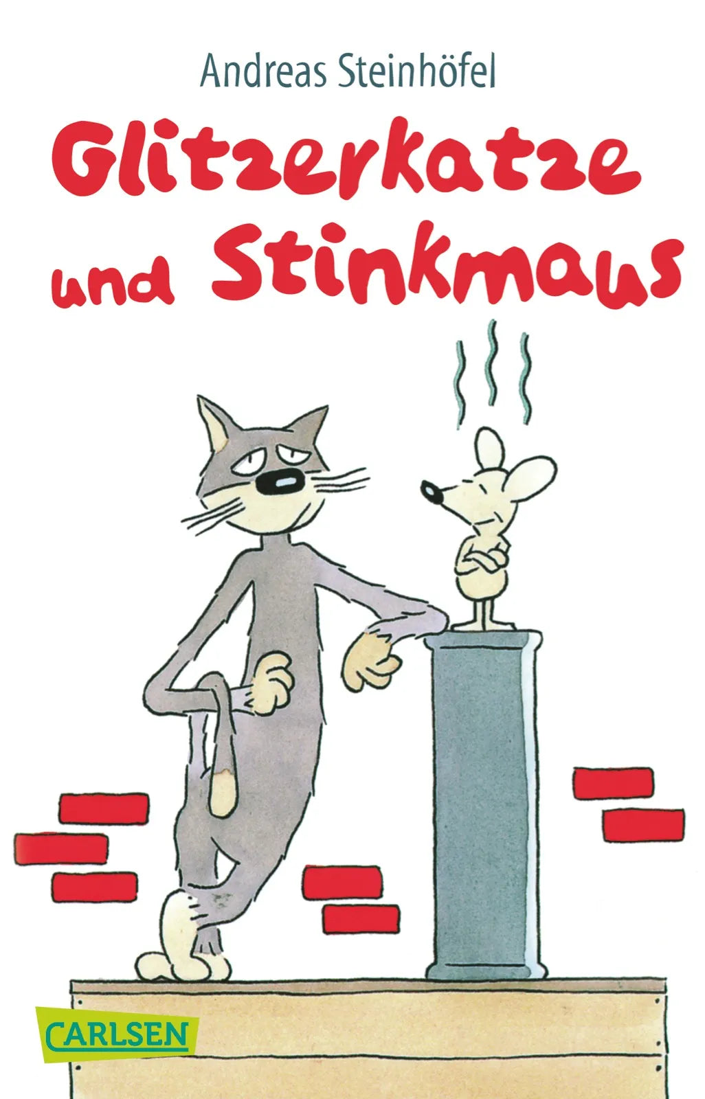 Buchcover von 'Glitzerkatze und Stinkmaus' - Taschenbuch von Andreas Steinhöfel