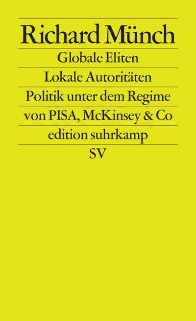 Globale Eliten, lokale Autoritäten