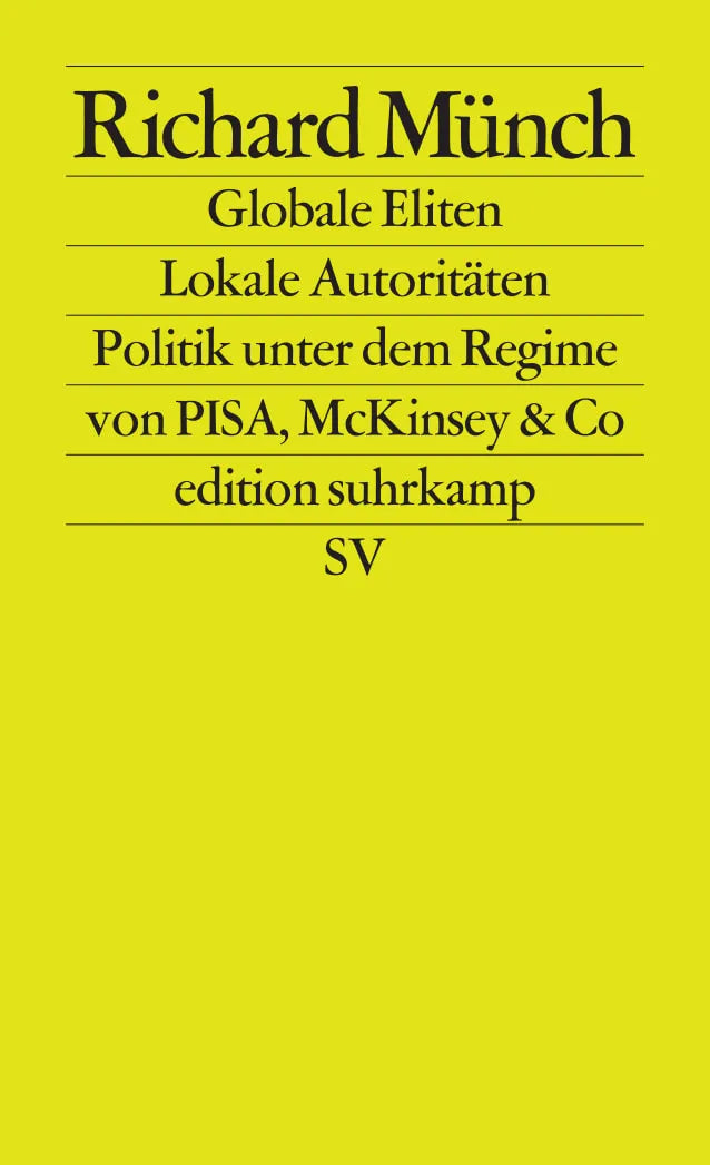 Buchcover von 'Globale Eliten, lokale Autoritäten' - Taschenbuch von Richard Münch