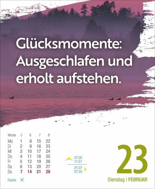 Glückskalender 2027 – Ansicht