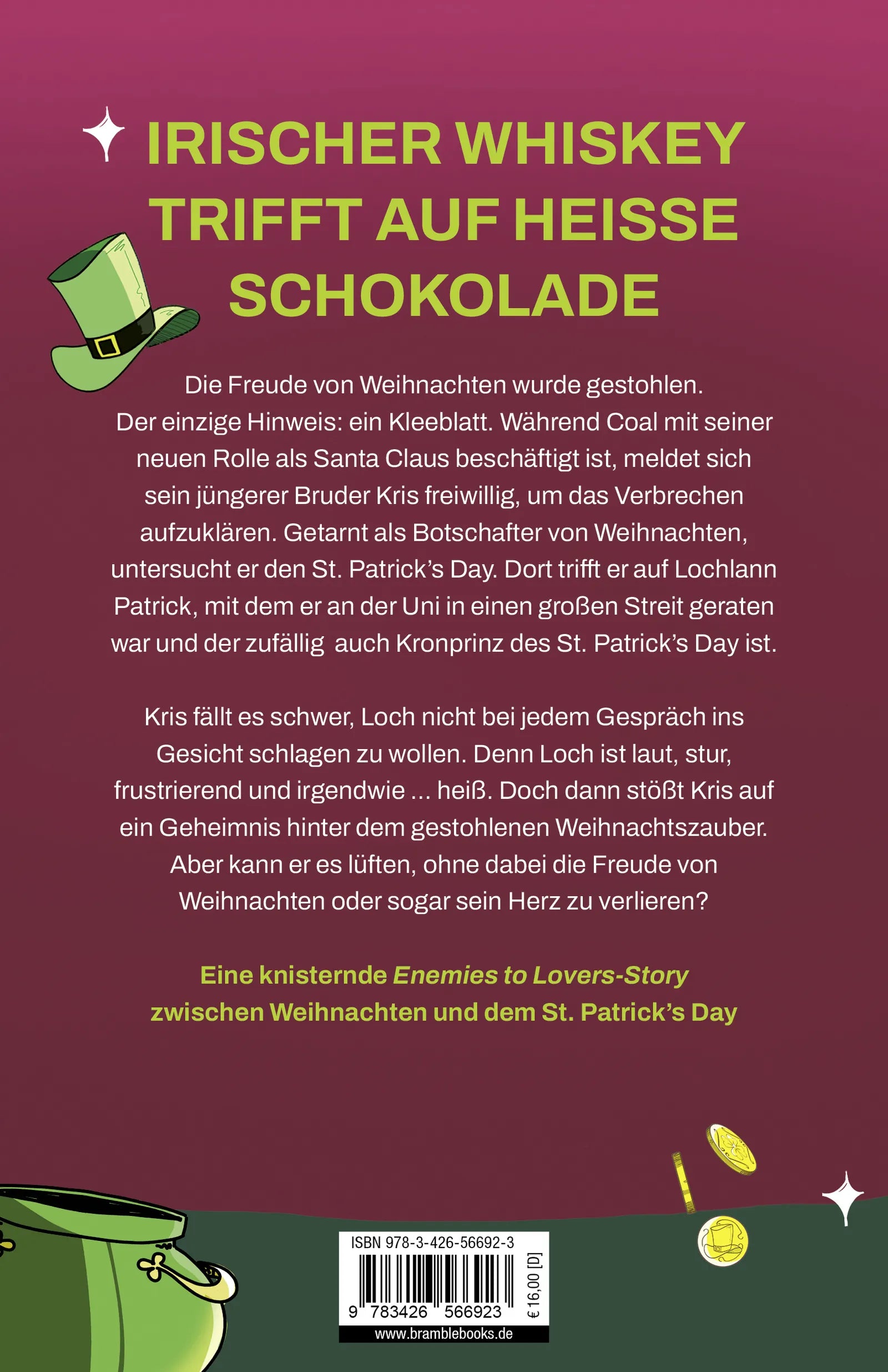 Buchrückseite von 'Go Luck Yourself' mit Klappentext - Paperback