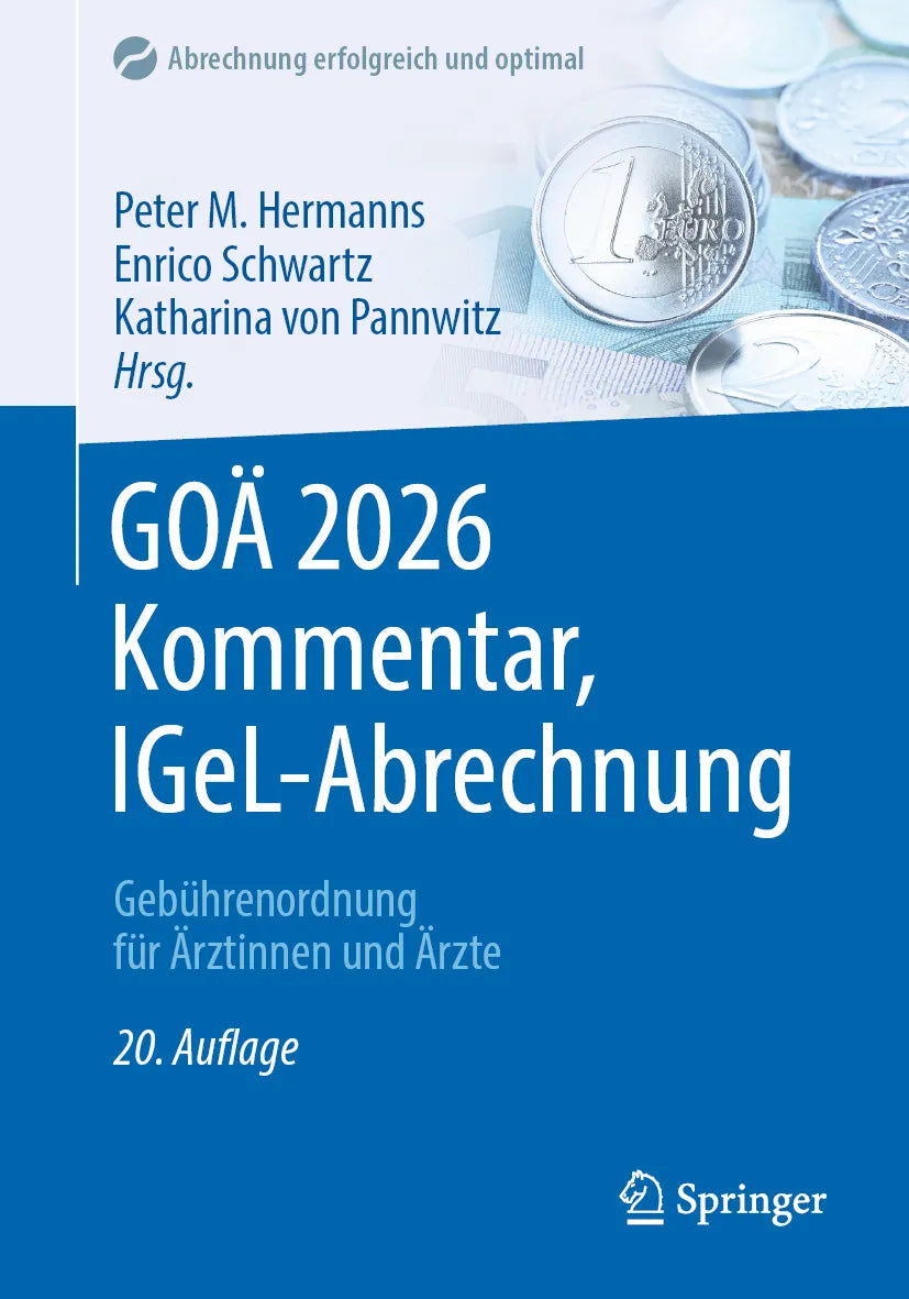 Cover: GOÄ 2026 Kommentar, IGeL-Abrechnung (E-Book)