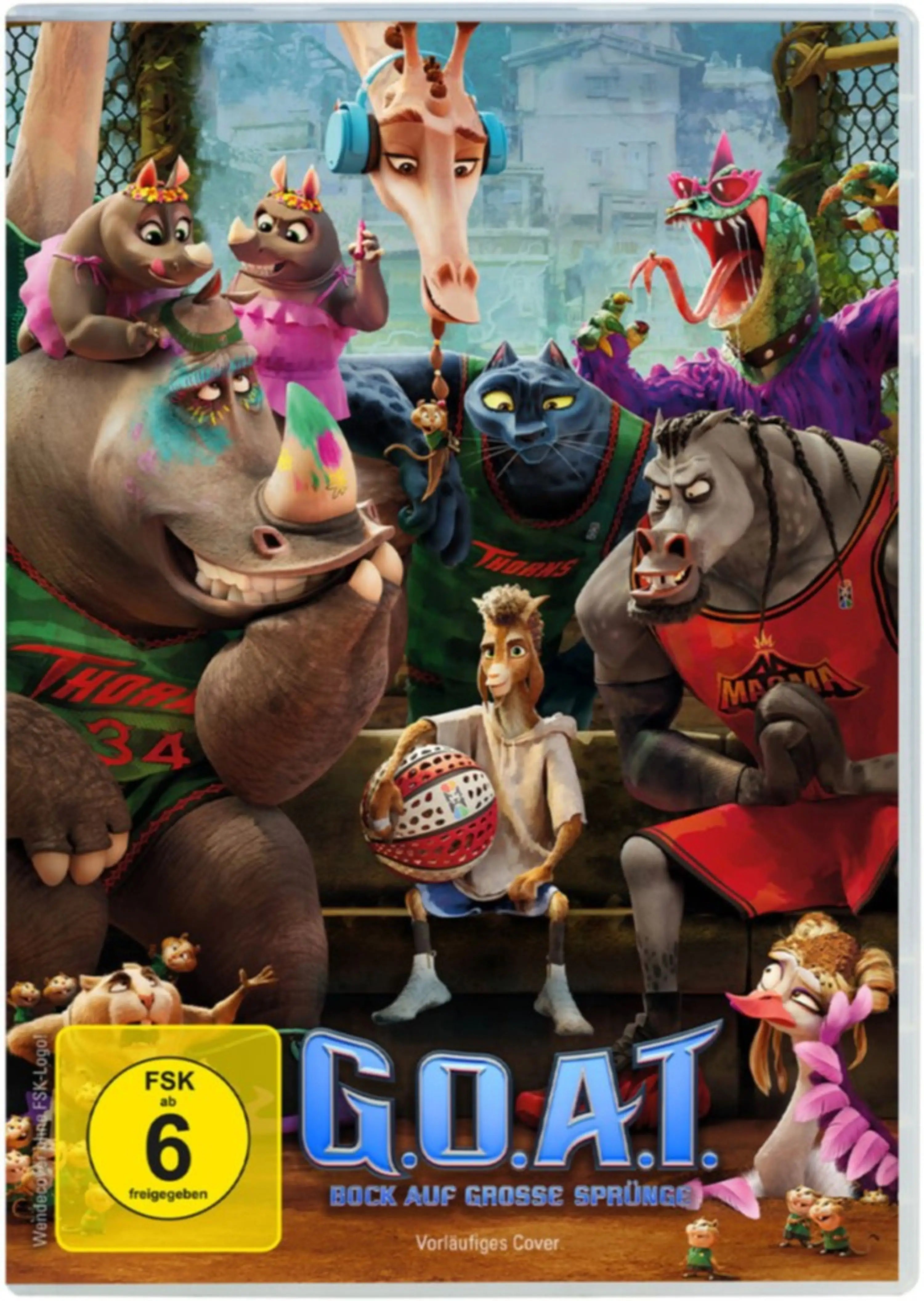 G.O.A.T. – Bock auf große Sprünge DVD Cover – Frontcover Bild