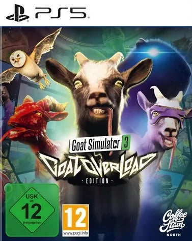 Cover: Goat Simulator 3 - Goat Overload Edition für Playstation 5. Publisher: PLAION GmbH