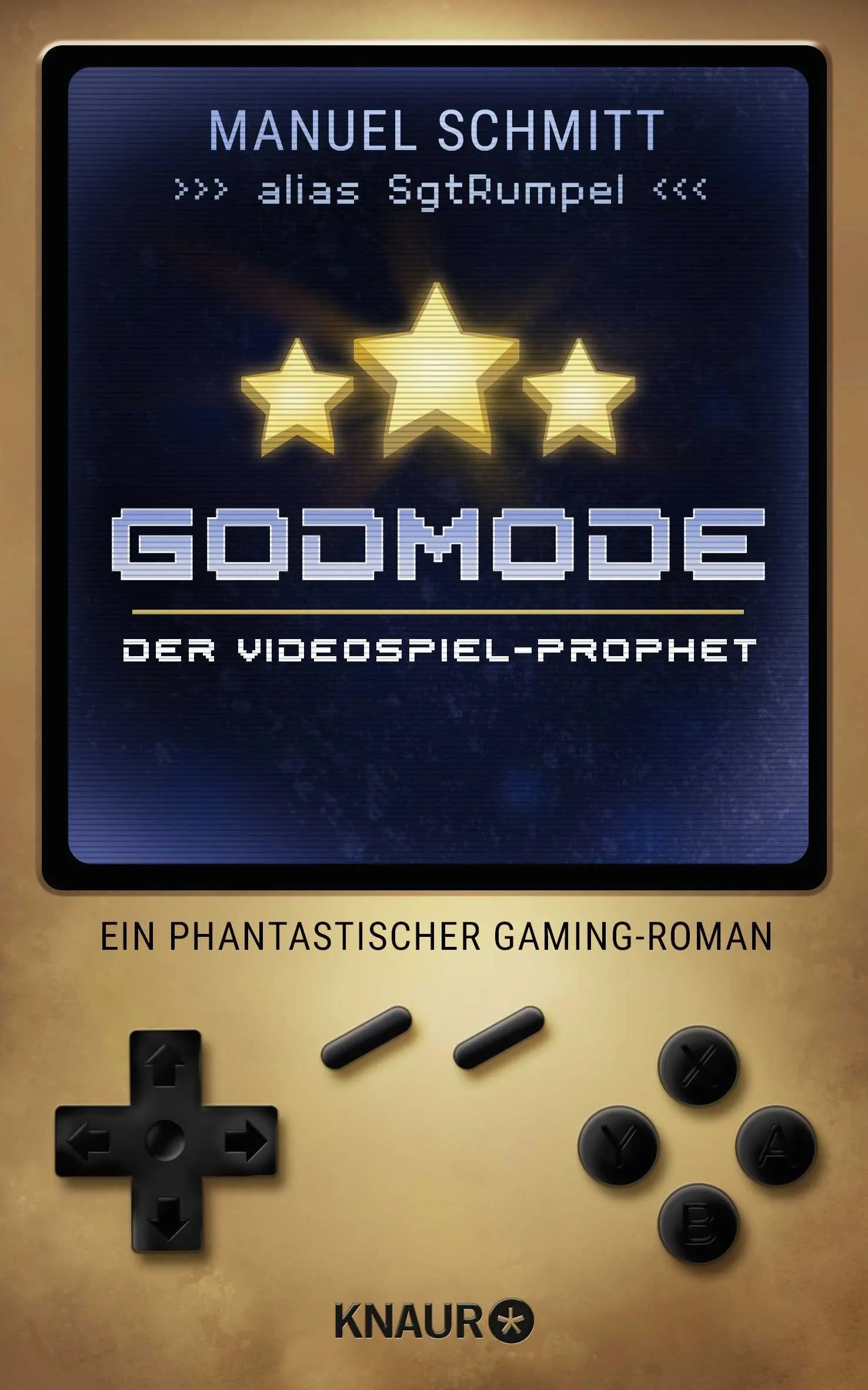 Buchcover von 'Godmode. Der Videospiel-Prophet' - Gebundene Ausgabe von Manuel Schmitt