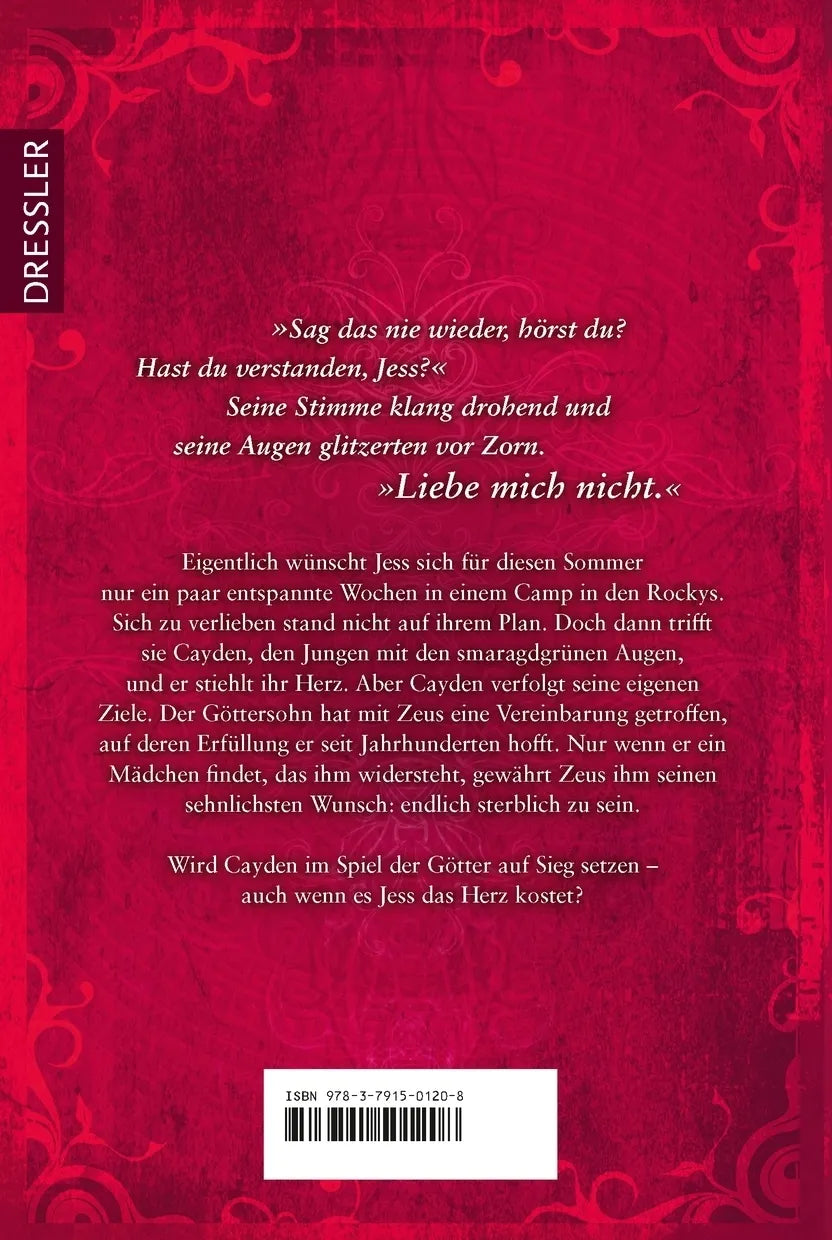 Rückseite: GötterFunke 1. Liebe mich nicht (Taschenbuch)