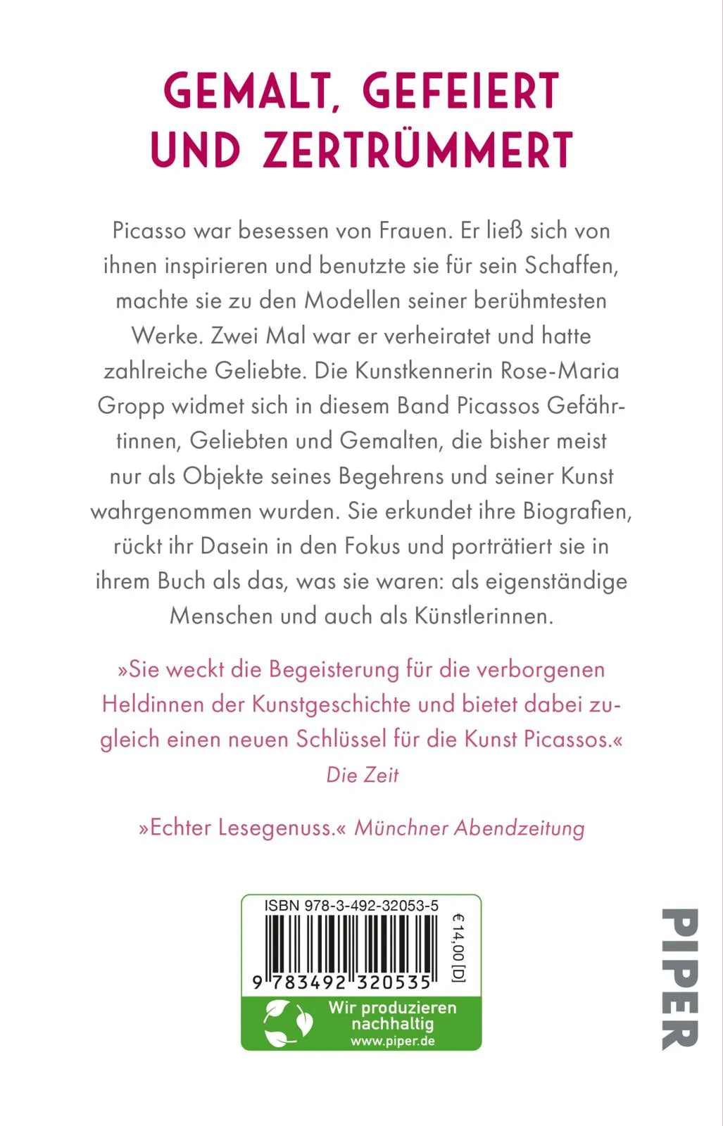 Buchrückseite von '»Göttinnen und Fußabstreifer«' mit Klappentext - Taschenbuch