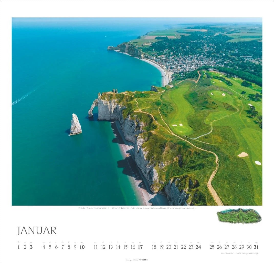 Golf Kalender 2027 – Ansicht