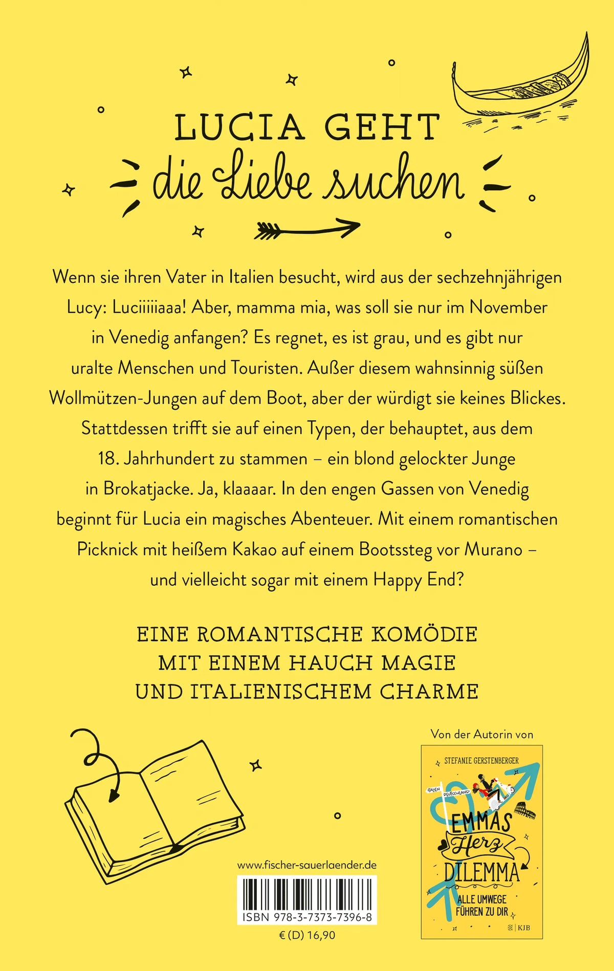 Rückseite: Gondelküsse und Zeitensprünge (Paperback)