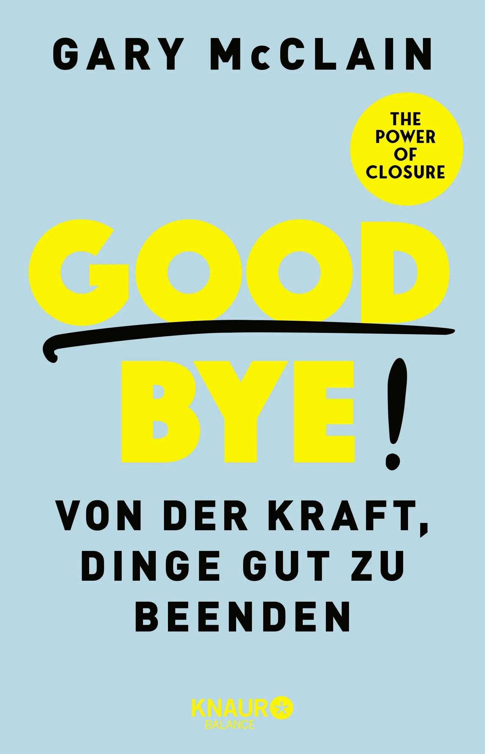 Buchcover von 'Good Bye!' - Paperback von Gary McClain
