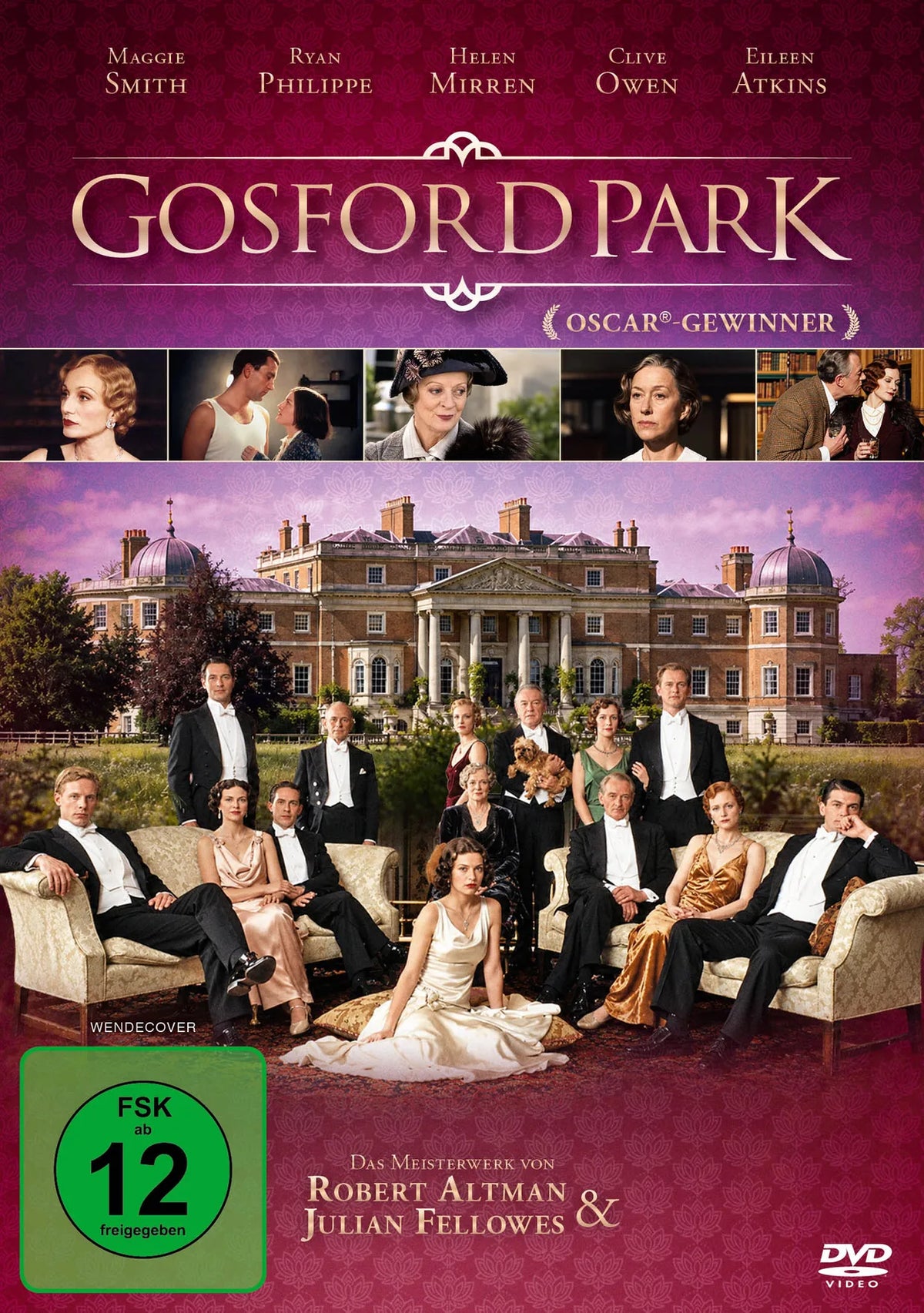 DVD-Cover: Gosford Park. Regie: Robert Altman
