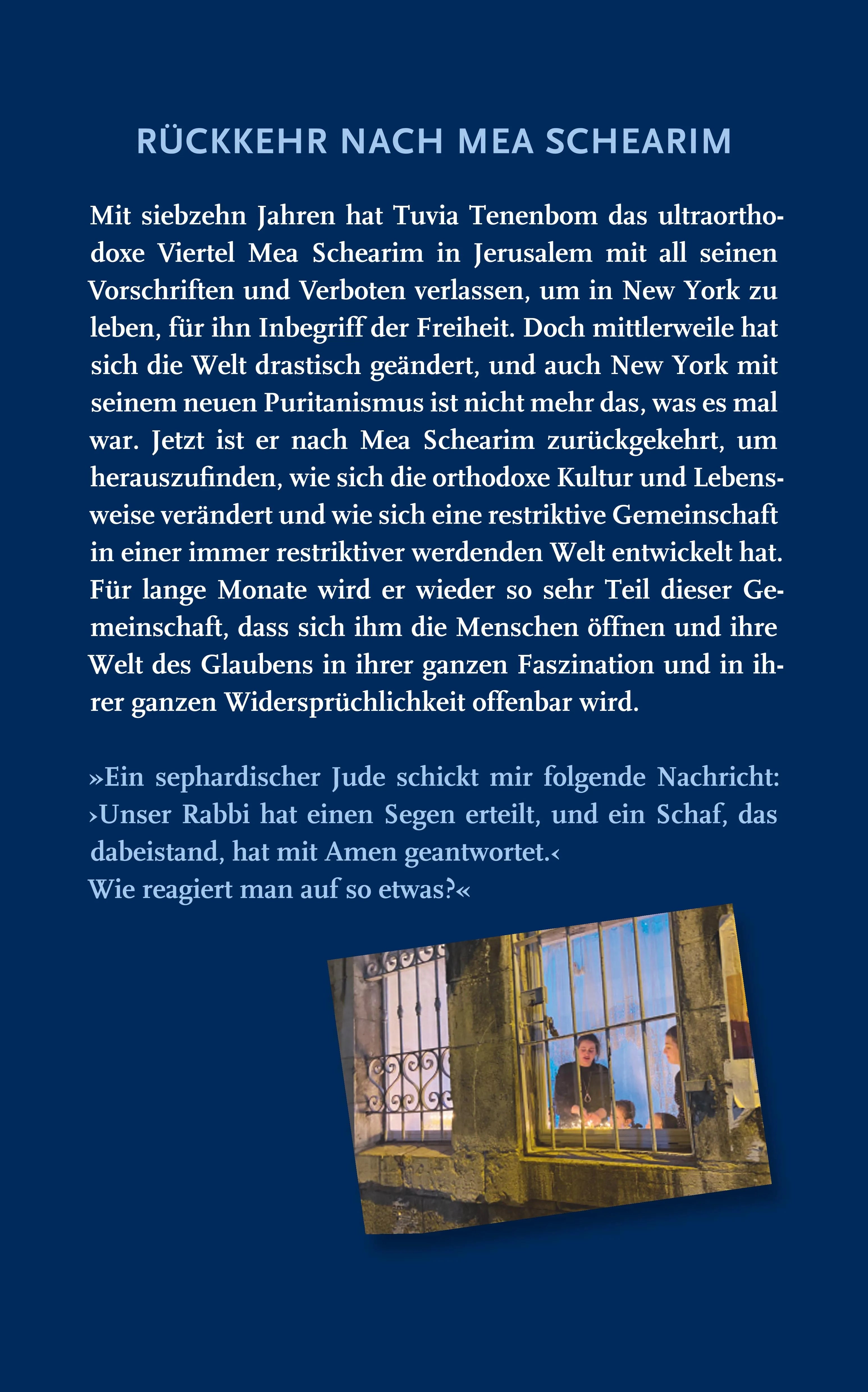 Buchrückseite von 'Gott spricht Jiddisch' mit Klappentext - Paperback