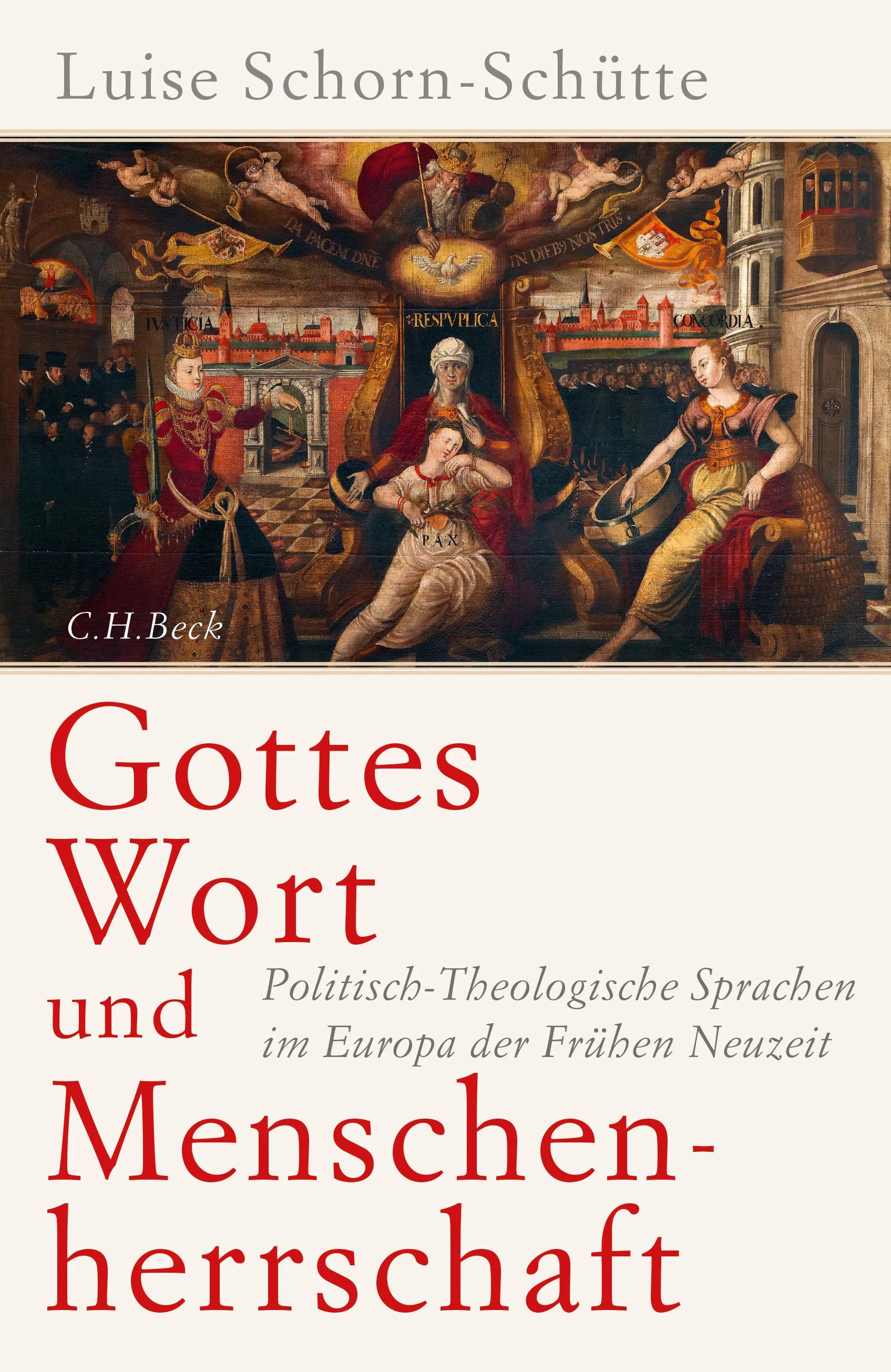 Buchcover von 'Gottes Wort und Menschenherrschaft' - Gebundene Ausgabe von Luise Schorn-Schütte