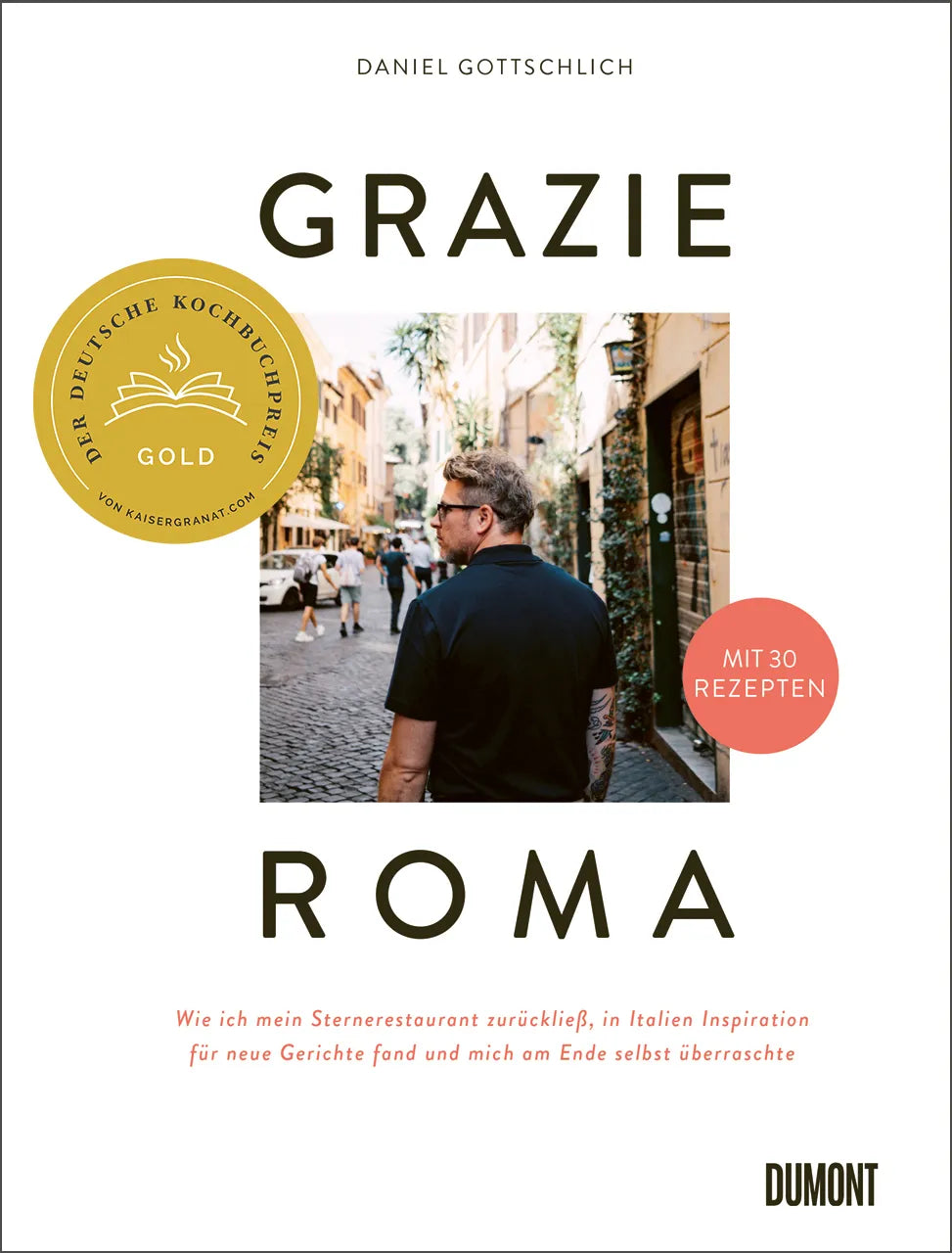 Buchcover von 'Grazie Roma' - Gebundene Ausgabe von Daniel Gottschlich