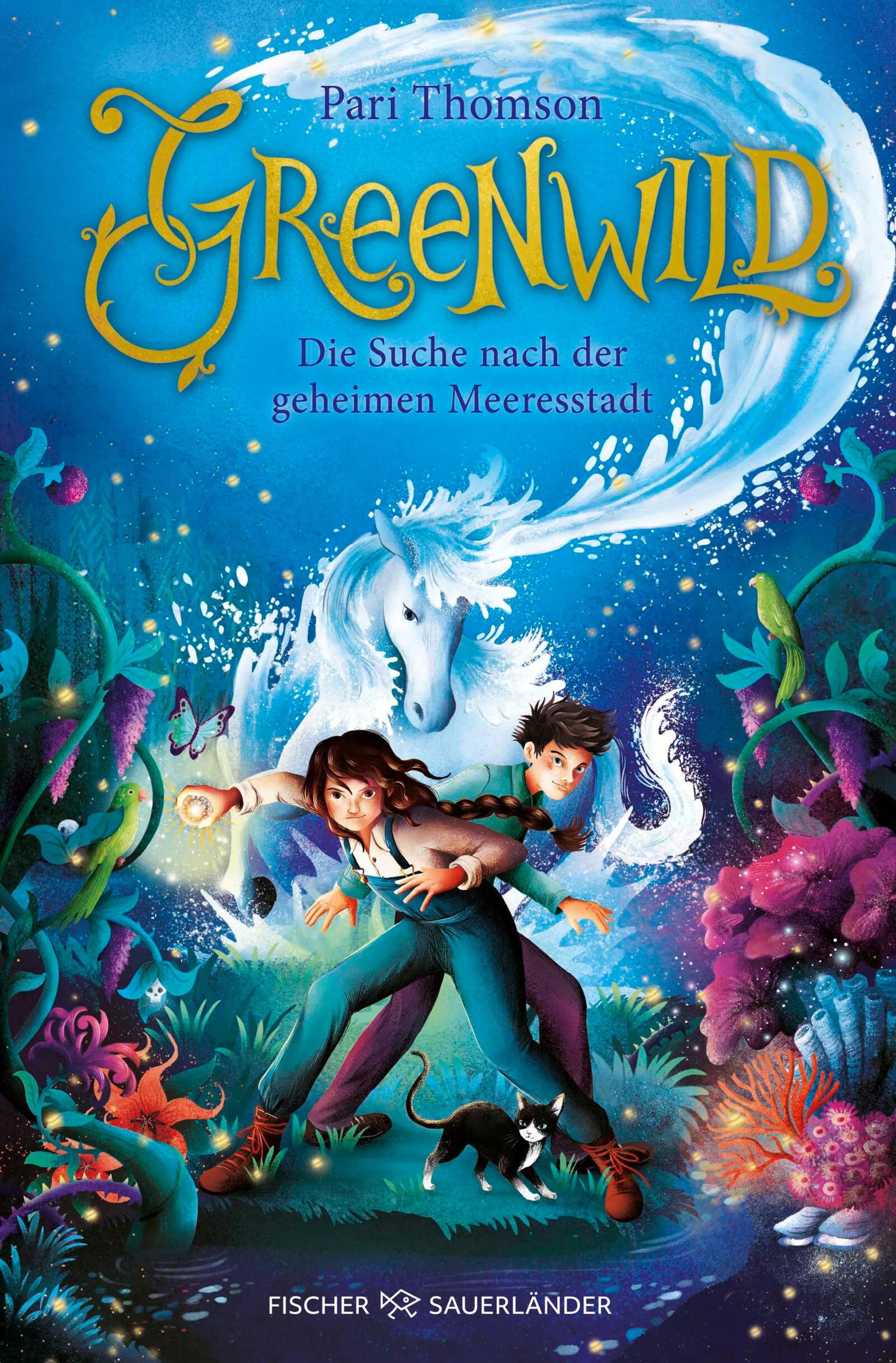 Cover: Greenwild – Die Suche nach der geheimen Meeresstadt (E-Book) von Pari Thomson