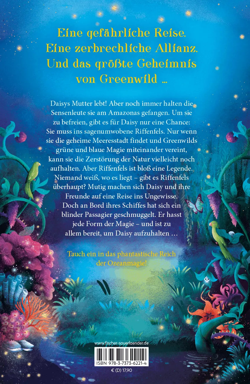Rückseite: Greenwild – Die Suche nach der geheimen Meeresstadt (Hardcover)