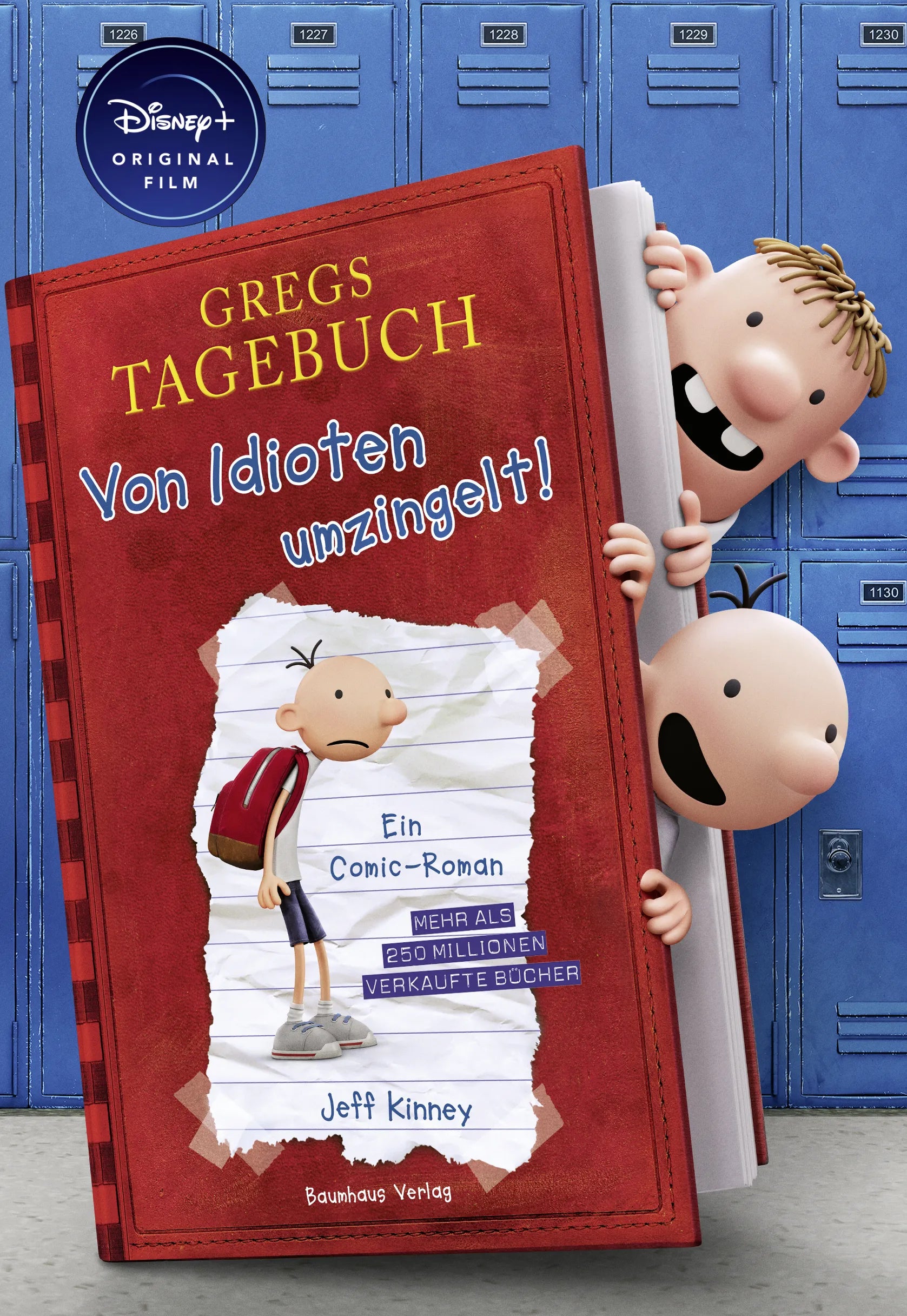 Buchcover von 'Gregs Tagebuch - Von Idioten umzingelt!' - Gebundene Ausgabe von Jeff Kinney