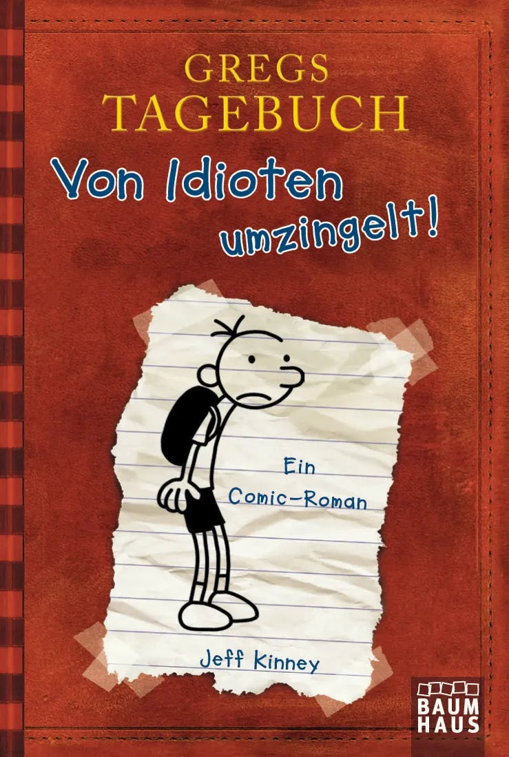 Buchcover von 'Gregs Tagebuch - Von Idioten umzingelt!' - Taschenbuch von Jeff Kinney