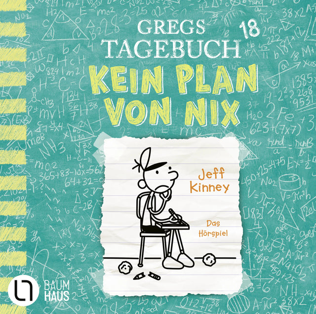 Buchcover von 'Gregs Tagebuch 18 - Kein Plan von nix' - Hörbuch (CD) von Jeff Kinney