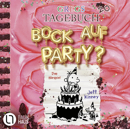 Buchcover von 'Gregs Tagebuch 20 - Bock auf Party?' - Hörbuch (CD) von Jeff Kinney