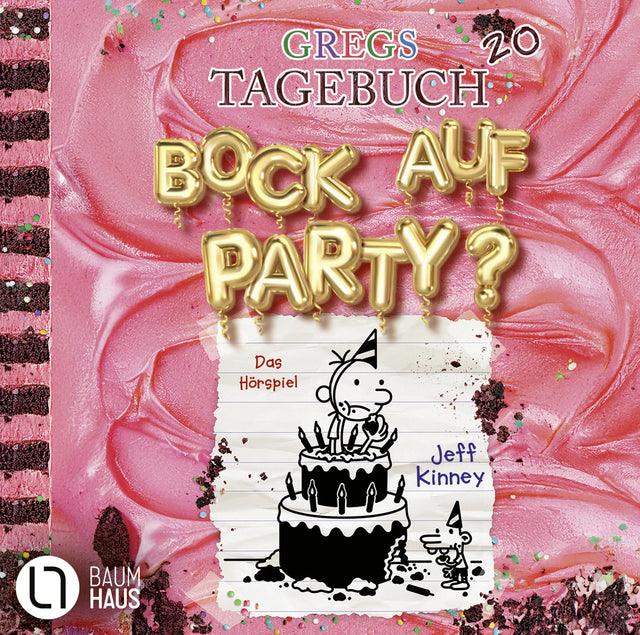 Buchcover von 'Gregs Tagebuch 20 - Bock auf Party?' - Hörbuch (CD) von Jeff Kinney