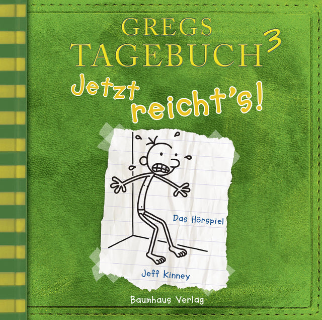 Buchcover von 'Gregs Tagebuch 3 - Jetzt reicht's!' - Hörbuch (CD) von Jeff Kinney