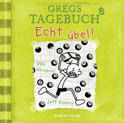 Buchcover von 'Gregs Tagebuch 8 - Echt übel!' - Hörbuch (CD) von Jeff Kinney
