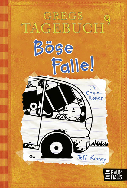 Buchcover von 'Gregs Tagebuch 9 - Böse Falle!' - Gebundene Ausgabe von Jeff Kinney