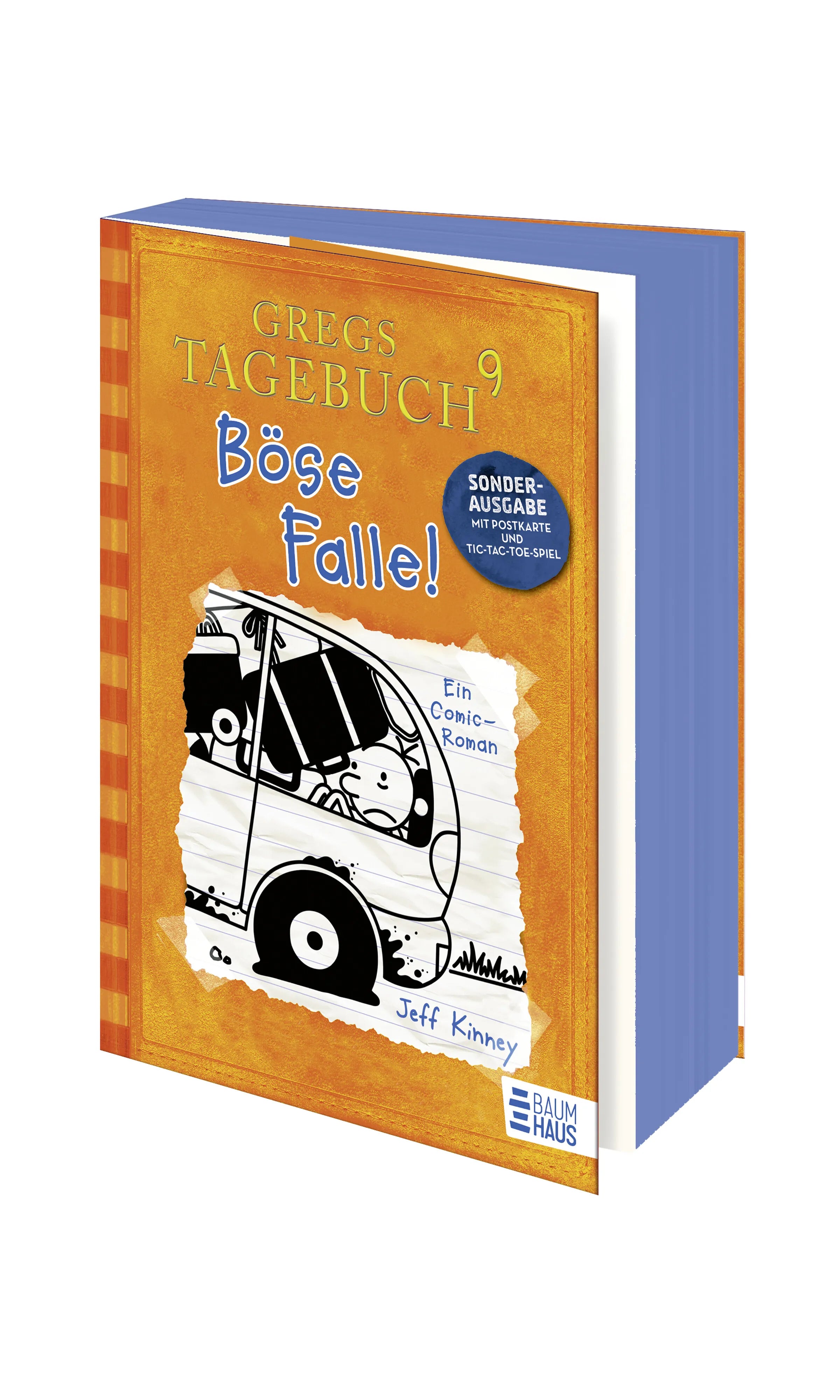 Buchcover von 'Gregs Tagebuch 9 - Böse Falle!' - Paperback von Jeff Kinney